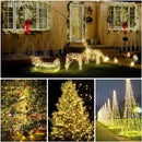 Corda de Luzes Solares LED 22m com 200 LEDs – Iluminação Decorativa à Prova d’Água para Jardim, Varanda e Natal